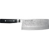 Yaxell Yaxell Japans - Serie Zen - Chinees Koksmes - VG10 Staal - 61 HRC - Lemmet 18 cm - 37 Lagen Damaststaal - Canvas-Micarta Heft Yaxell Yaxell Japans - Serie Zen - Chinees Koksmes - VG10 Staal - 61 HRC - Lemmet 18 cm - 37 Lagen Damaststaal - Canvas-Micarta Heft