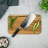Yaxell Yaxell Japans - Serie Zen - Chinees Koksmes - VG10 Staal - 61 HRC - Lemmet 18 cm - 37 Lagen Damaststaal - Canvas-Micarta Heft Yaxell Yaxell Japans - Serie Zen - Chinees Koksmes - VG10 Staal - 61 HRC - Lemmet 18 cm - 37 Lagen Damaststaal - Canvas-Micarta Heft