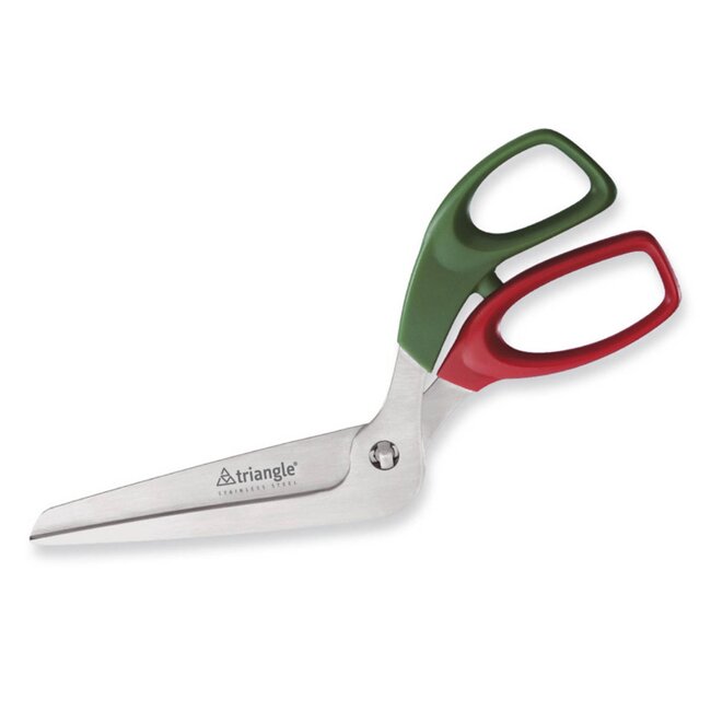 Triangle Pizzaschaar met Italiaanse Vlagkleuren – 24,5 cm – Uitneembaar – RVS