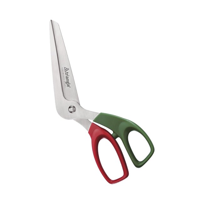 Triangle Pizzaschaar met Italiaanse Vlagkleuren – 24,5 cm – Uitneembaar – RVS