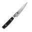 Yaxell Ran Universeelmes 12 cm – 69 Lagen Damaststaal – VG10 Staal – 61 HRC – Canvas-Micarta Heft