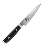 Yaxell Yaxell Japans - Serie Ran - Universeelmes - VG10 Staal - 61 HRC - Lemmet 12 cm - 69 Lagen Damaststaal - Canvas-Micarta Heft Yaxell Yaxell Japans - Serie Ran - Universeelmes - VG10 Staal - 61 HRC - Lemmet 12 cm - 69 Lagen Damaststaal - Canvas-Micarta Heft