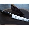 Yaxell Yaxell Japans - Serie Ran - Koksmes met Kuilen - VG10 Staal - 61 HRC - Lemmet 20 cm - 69 Lagen Damaststaal - Canvas-Micarta Heft Yaxell Yaxell Japans - Serie Ran - Koksmes met Kuilen - VG10 Staal - 61 HRC - Lemmet 20 cm - 69 Lagen Damaststaal - Canvas-Micarta Heft