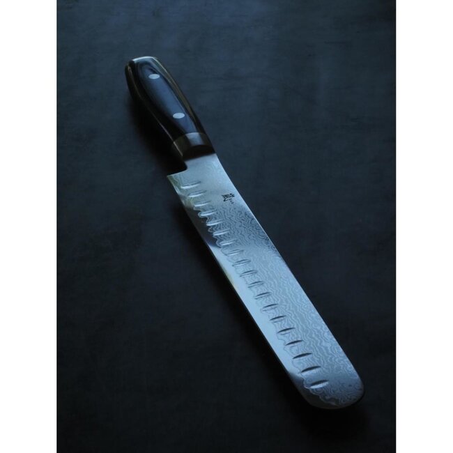 Yaxell Ran Hammes 23 cm – 69 Lagen Damaststaal – VG10 Staal – 61 HRC – Canvas-Micarta Heft