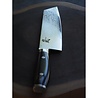 Yaxell Yaxell Japans - Serie Ran - Koksmes - VG10 Staal - 61 HRC - Lemmet 20 cm - 69 Lagen Damaststaal - Canvas-Micarta Heft Yaxell Yaxell Japans - Serie Ran - Koksmes - VG10 Staal - 61 HRC - Lemmet 20 cm - 69 Lagen Damaststaal - Canvas-Micarta Heft