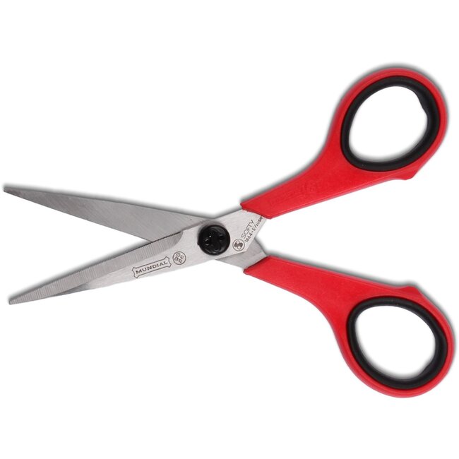 Mundial Professionele Naaisterschaar – 14,5 cm – Microvertanding – Soft Grip – Rood