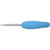 Au Nain Au Nain Oestermes - Ergonomisch - RVS - Blauw - 16 cm Au Nain Au Nain Oestermes - Ergonomisch - RVS - Blauw - 16 cm