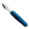 Au Nain Au Nain Oestermes - Ergonomisch - RVS - Blauw - 17 cm Au Nain Au Nain Oestermes - Ergonomisch - RVS - Blauw - 17 cm