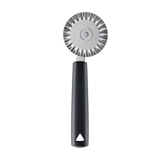 Triangle Deegsnijder Spirit – RVS Ø 7 cm – Ergonomisch Kunststof Heft – Zwart