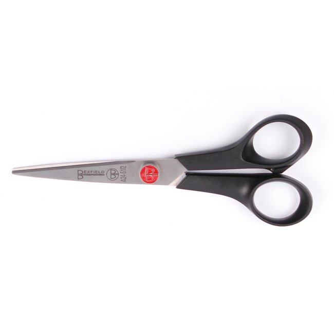 Bexfield Naaisterschaar met Ergonomisch Handvat – 14 cm – Zwart