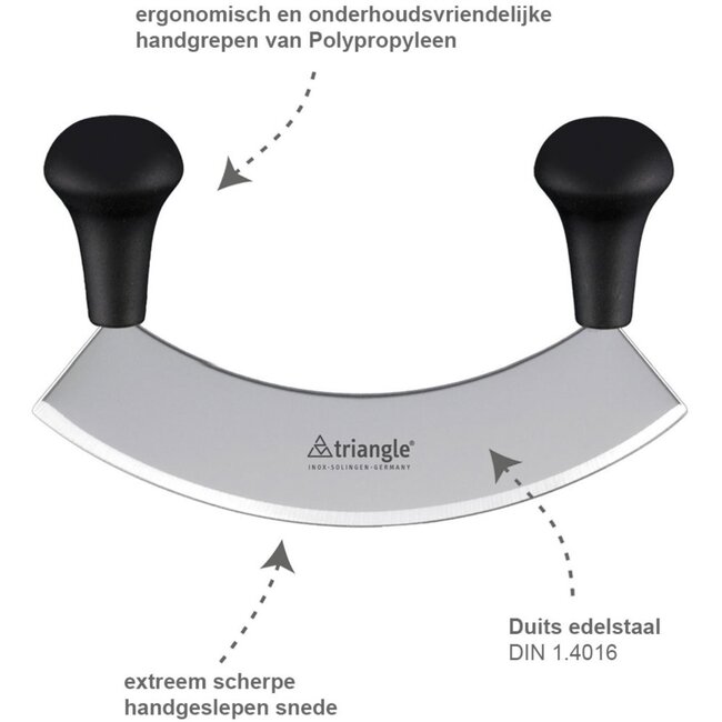 Triangle 14cm Enkel Wiegemes – Duitse Precisie – Ergonomisch Comfort