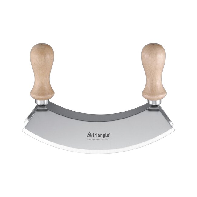 Triangle Dubbel Wiegemes 23cm – Precisie Snijden – Beukenhout Heft