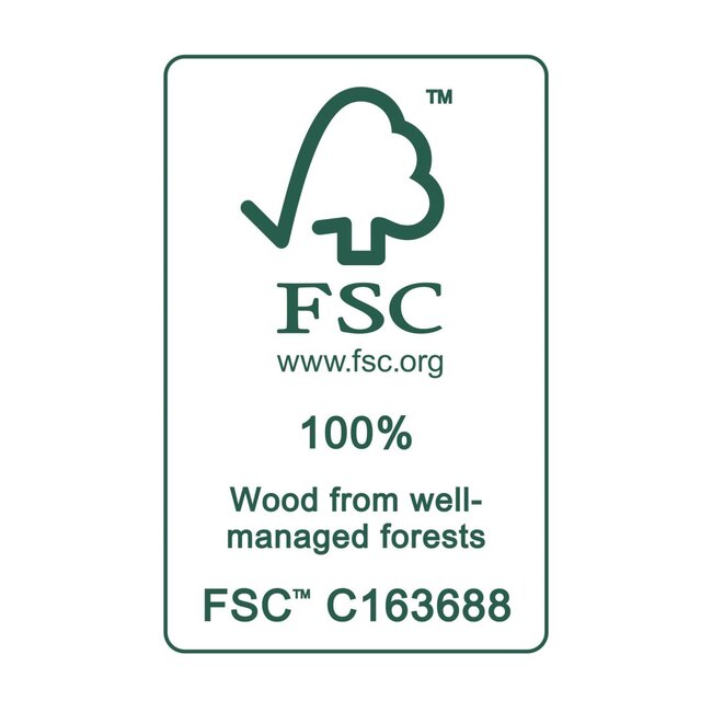 Triangle Dubbel Wiegemes 23cm – Precisie Snijden – Beukenhout Heft