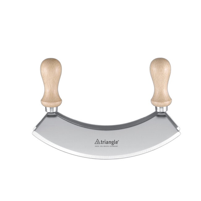 Triangle Dubbel Wiegemes 17,5 cm – Solingen Finesse – Beukenhouten Handvat