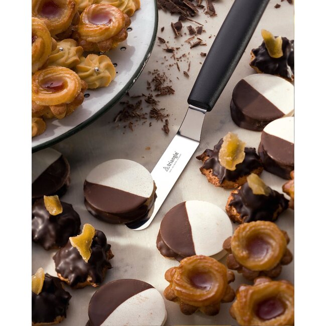 Triangle Geknikt Paletmes – RVS 12 cm – Vaatwasserbestendig – Solingen Kwaliteit