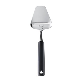 Triangle Professionele Kaasschaaf – RVS – 11 cm Lemmet – Ergonomisch Kunststof Heft – Zwart