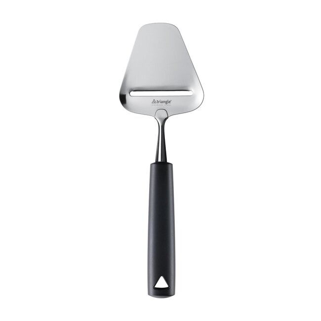 Triangle Professionele Kaasschaaf – RVS – 11 cm Lemmet – Ergonomisch Kunststof Heft – Zwart