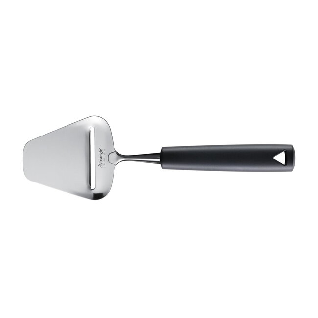 Triangle Professionele Kaasschaaf – RVS – 11 cm Lemmet – Ergonomisch Kunststof Heft – Zwart