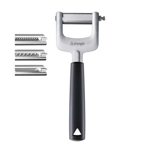 Triangle Juliënnesnijder met 3 Mesjes – RVS – Chef-Waardige Groentecreaties