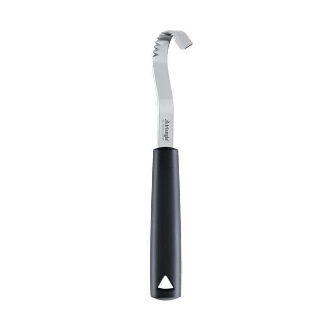 Triangle Spirit Boterkruller – RVS – 8 cm – Zwart Heft – Vaatwasserbestendig