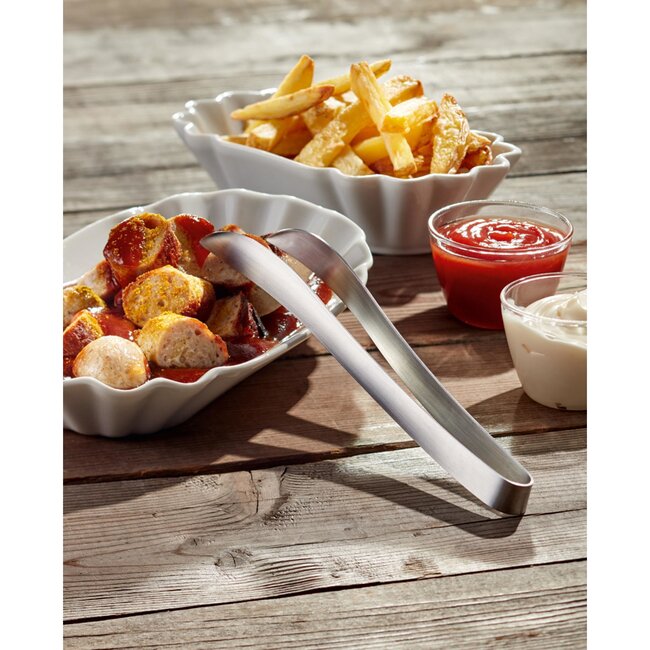 Triangle Serveerpincet voor Mosselen – 18,5 cm – Handgemaakt in Solingen