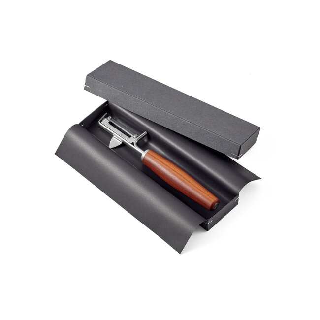 Triangle Linkshandige Dunschiller met Pruimenhouten Heft – 20 cm – Duits Vakmanschap