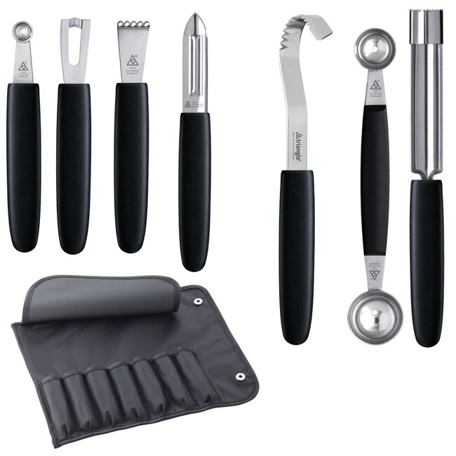 Triangle 8-delige Luxe Garneerset in Roltas – Ideaal voor Hobbykoks