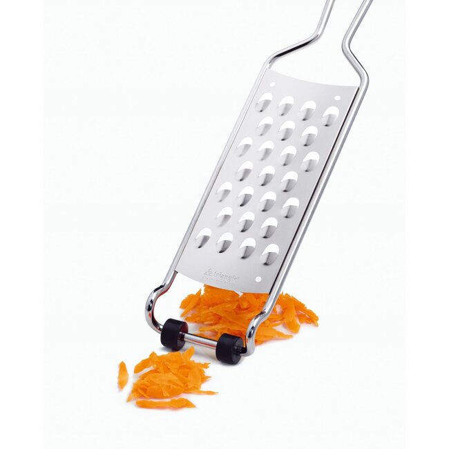 Triangle Grove Rasp met Handvat – 32 cm – Zwart – Met Opvangbakje