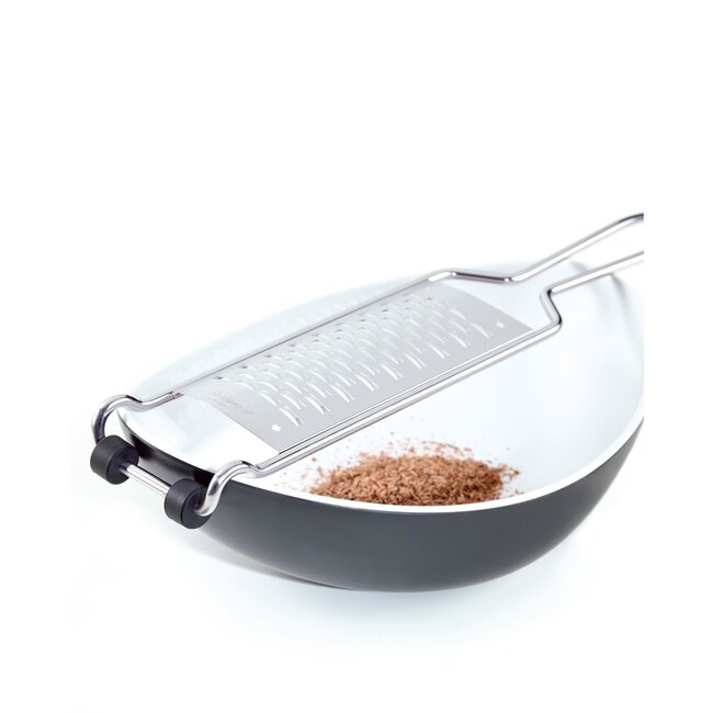 Triangle 2-Zijdige RVS Rasp met Opvangbakje – Precisie & Netheid