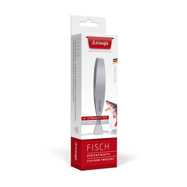 Triangle Professioneel Visgraten Pincet – RVS – 17,5 cm – Vaatwasmachinebestendig