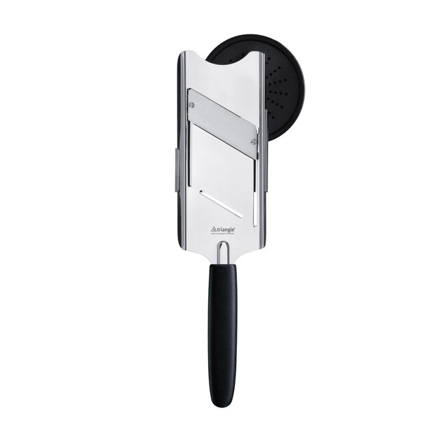 Triangle Professionele Truffelschaaf – RVS 15 cm – Zwart Kunststof Heft