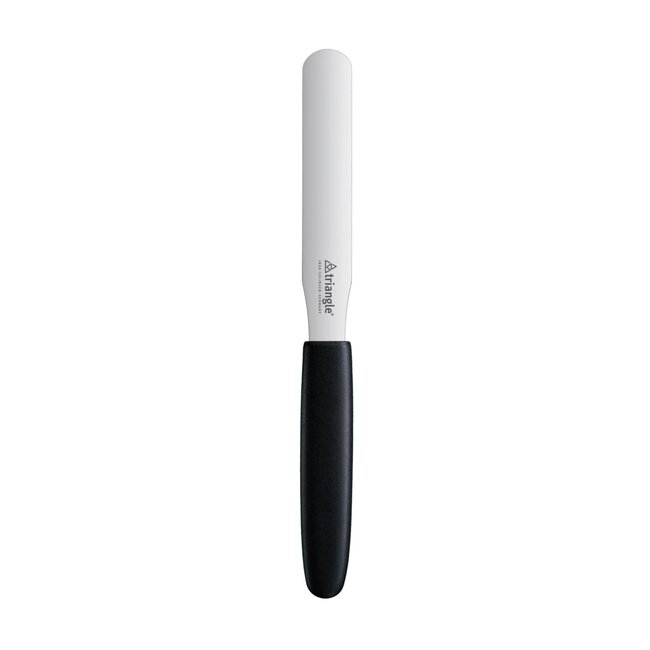 Triangle Professioneel Paletmes – Glaceermes – 12 cm – RVS met Kunststof Heft