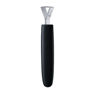 Triangle Professioneel Kerfmes – Driehoekig RVS – 2cm – Zwart Heft