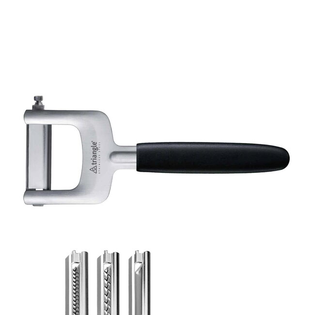 Triangle Juliënnesnijder met 3 Opzetstukken – Ideaal voor Creatieve Chefs
