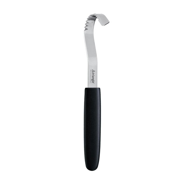 Triangle Professionele Boterkruller – RVS Lemmet – 8 cm – Zwart Heft