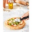 Triangle Professionele Pizzasnijder 7cm – Ergonomisch Zwart Heft – Vaatwasserbestendig