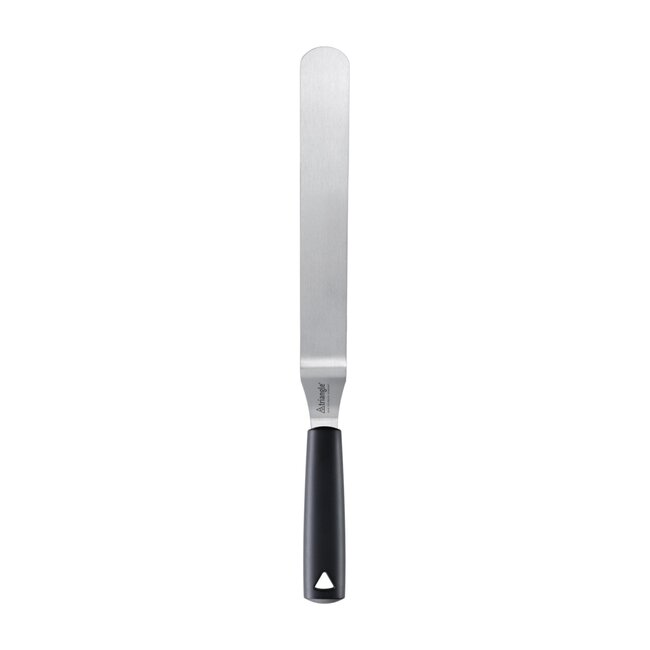 Triangle Paletmes met Knik – Ideaal voor Glazuren en Smeren – RVS – 25cm