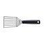 Triangle Paletmes met Knik en Gleuven – Multifunctioneel RVS – 28,5 cm – Duurzaam Heft