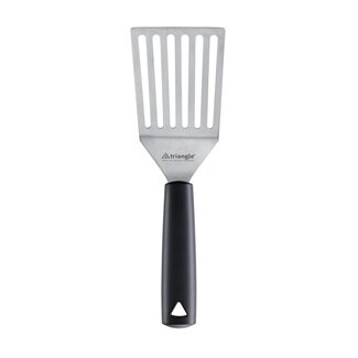 Triangle Paletmes met Knik en Gleuven – Multifunctioneel RVS – 28,5 cm – Duurzaam Heft