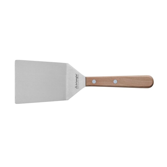 Triangle Breed Paletmes met Knik – 12 cm RVS Lemmet – Kersenhouten Heft – Gemaakt in Solingen