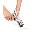 Triangle 2-in-1 Knoflookpers en -snijder – 19 cm – RVS