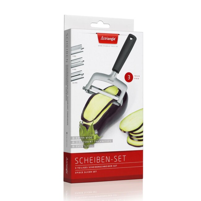 Triangle Veelzijdige Groentesnijder – 3-delig – Precisie en Stijl in Één