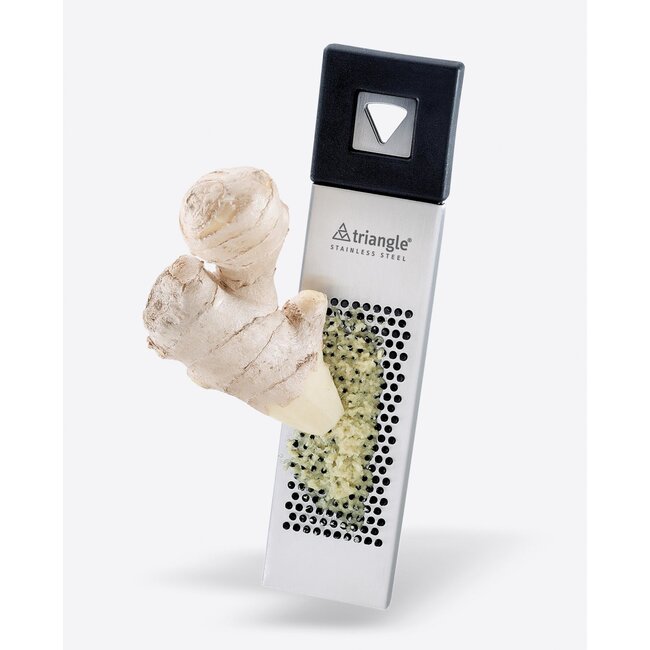 Triangle Essentiële Gember- & Citroenrasp – 19cm – RVS – Vaatwasserbestendig