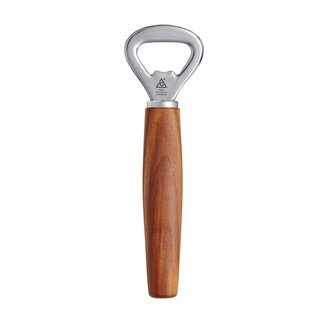 Triangle Sense Flesopener – 15 cm – RVS met Pruimenhouten Heft