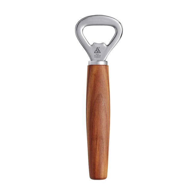 Triangle Sense Flesopener – 15 cm – RVS met Pruimenhouten Heft