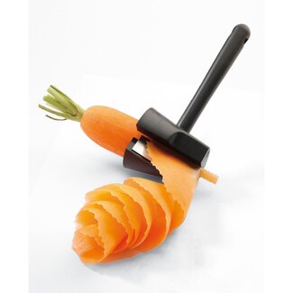 Triangle Essential Spiraalsnijder – RVS & Zwart – Vaatwasserbestendig