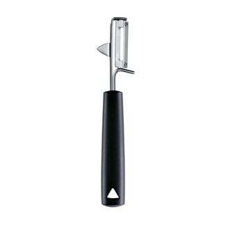 Triangle Dunschiller voor Linkshandigen – RVS Lemmet – Ergonomisch Kunststof Heft – Zwart – 19,5 cm