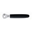Triangle Professionele Canneleur 4 cm – RVS – Speciaal voor Rechtshandigen – Heft Kunststof Zwart