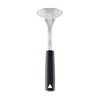 Triangle Aardappelstamper met Ophangsysteem – RVS Zwart – 25 cm – Duurzaam & Vaatwasserbestendig