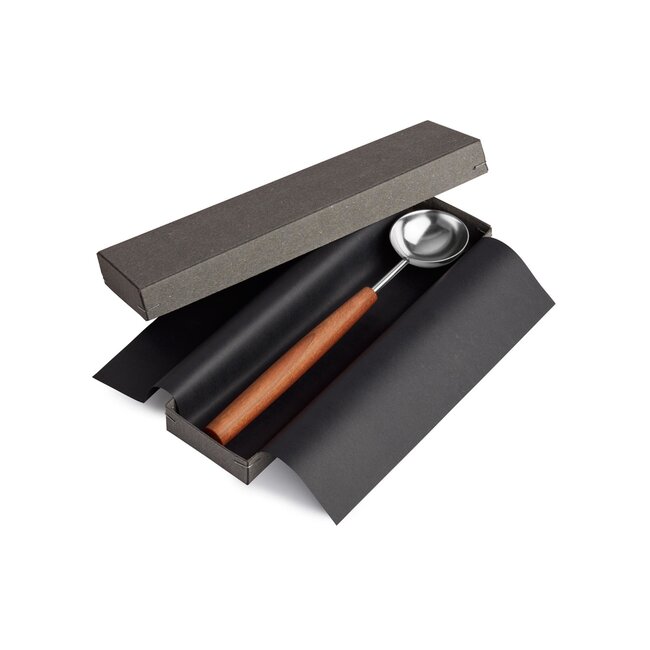 Triangle Sense Maatlepel – 15 ml – RVS met Pruimenhouten Heft